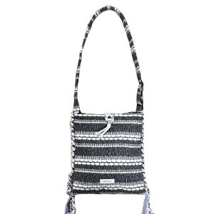 Vintage Striped Tassel Braid Shoulder Crossbody Bag - Iceland Cabin Niche Fashion Accessory