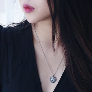 Vintage Thai Silver Lion Pendant Necklace, 925 Sterling Silver Relief Design, European American Style, Black Cord, Antique Look