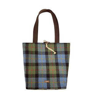 Vintage Wool Plaid Large Capacity Tote Bag - Niche Commuter Shoulder Bag for Effortless Style and Everyday Use