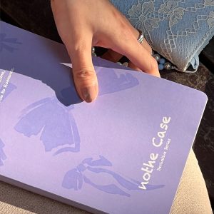 Walnut Diary Fabric Notebook - Simple Daily Blank Journal for Writing, Planning, and Organizing