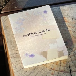 Walnut Diary Fabric Notebook - Simple Daily Blank Journal for Writing, Planning, and Organizing