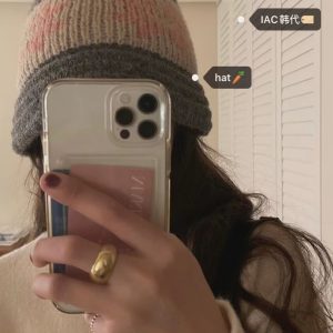 Warm Knitted Crochet Fisherman Bucket Hat with Nordic Snowflakes - Genuine Korean Style, Cozy Winter Accessory