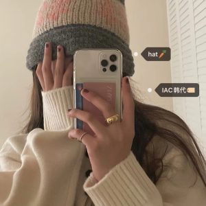 Warm Knitted Crochet Fisherman Bucket Hat with Nordic Snowflakes - Korean Style Winter Accessory