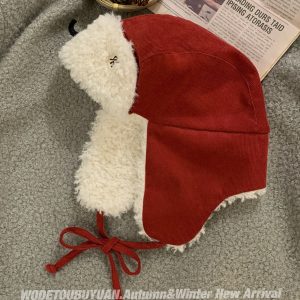 Warm Northeastern Lei Feng Hat for Women - 2024 Winter Ear-Protecting Design, Flattering Fit, Stylish and Cozy for Cold Weather