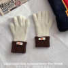 Warm Split-Finger Cycling Gloves for Students - Trendy Winter Fashion, Cold-Resistant Design, Perfect for Couples