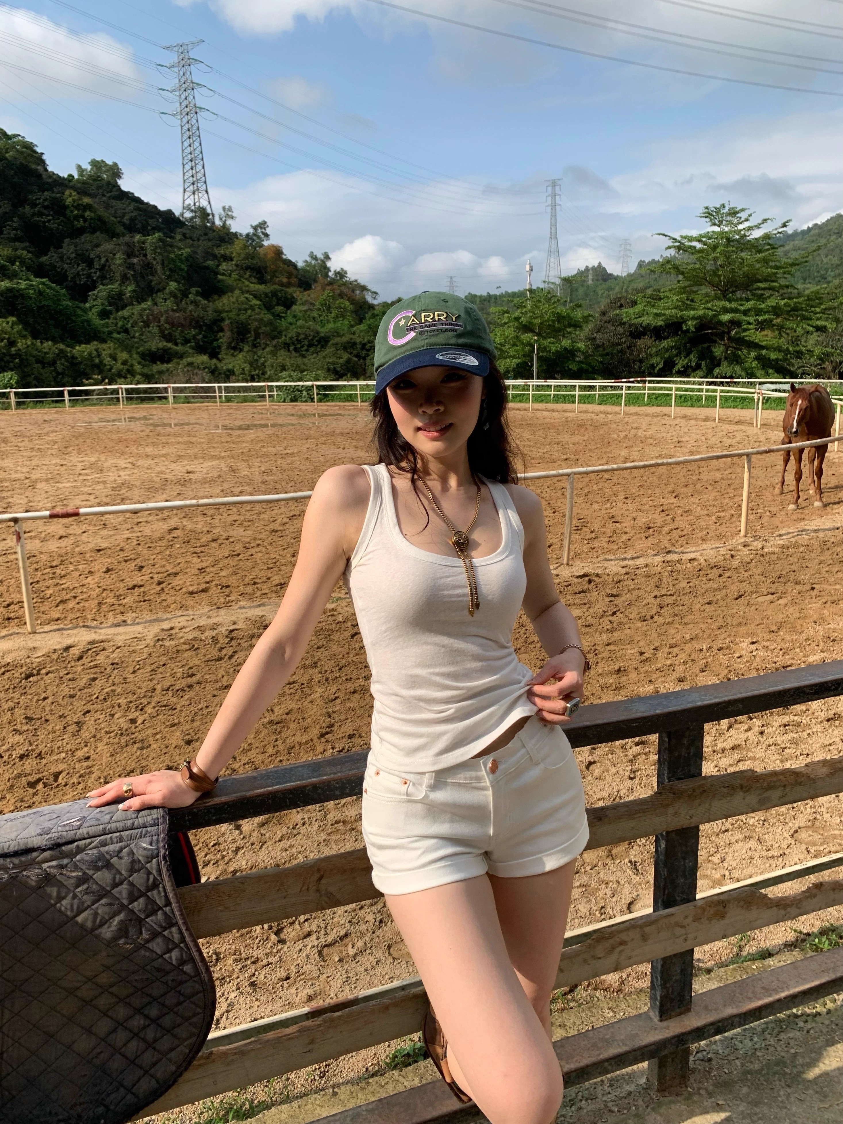 White Cow Print High-Waisted Shorts - Playful Old Money Girl Style for a Flattering Fit, Trendy Y2K Fashion