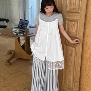 White Orchid Pleated H Strap Dress - Cotton Feel, Adjustable Shoulder Straps, Floral Design, Perfect for Summer Events