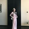 Wide-Leg Drawstring Casual Pants for Women - Minimalist Floor-Length Draped Sweatpants - Winter 370G Comfort Style