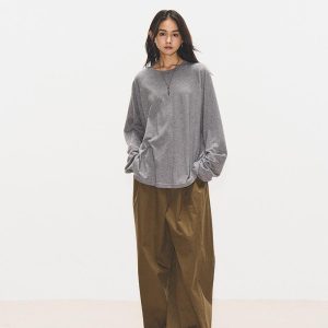 Wide-Leg Loose Casual Banana Pants for Women - 2024 New Pure Cotton Comfortable Lounge Trousers