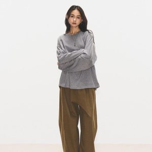 Wide-Leg Loose Casual Banana Pants for Women - 2024 New Pure Cotton Comfortable Lounge Trousers