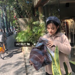 Winter Large Faux Wool Scarf Shawl - Cozy Korean Style in New Colors