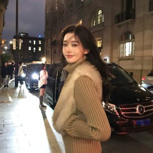 Women's Faux Fur Patchwork Jacket, Two-Piece Short Vest for Autumn and Winter, Trendy Y2K Style