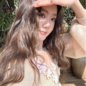 Women's Handmade Floral Long Sleeve Knitted Cardigan - Flared Sleeve Sweater Coat for Y2K and Korean Style Fashion