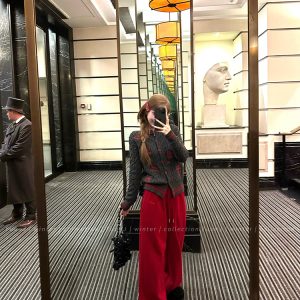 Women's High Weight Fleece Loose Straight Casual Pants - New Generation Wide-Leg Lazy Pants for Effortless Style