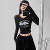 Women's Irregular Long-Sleeve T-Shirt, Slim-Fit Mesh Layer, Flattering Cover-Up for Early Autumn 2024, Trendy and Lightweight