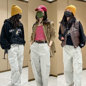 Women's Petite Korean Style Slim Fit Straight Leg Work Pants - New Spring Wide Leg Trousers for Effortless Style