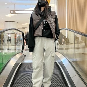 Women's Petite Korean Style Slim Fit Straight Leg Work Pants - New Spring Wide Leg Trousers for Effortless Style