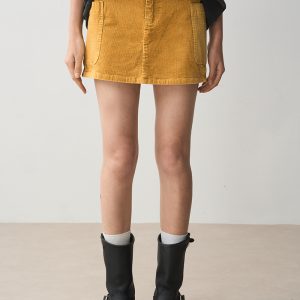 Women's Summer Corduroy A-Line Skirt - Slim Fit Workwear, Versatile Half Skirt for Lengthening Legs, Casual Chic Style
