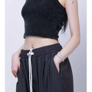 Women's Summer Dance Long Pants - Ultra-Thin Quick-Dry High-Waisted Straight-Leg Jazz Pants for Activewear