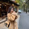 Women's Two-Sided Fur-Lined Motorcycle Coat, Winter 2024 Trend, Loose Fit Thick Lamb Wool Jacket