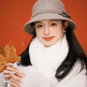Woolen Fisherman's Hat for Women - Vintage French Style, Autumn Winter Classic, High-End Aristocratic Gift Accessory