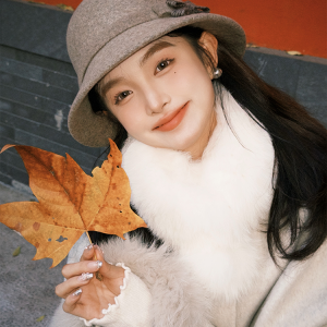 Woolen Fisherman's Hat for Women - Vintage French Style, Autumn Winter Classic, High-End Aristocratic Gift Accessory