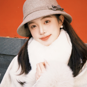 Woolen Fisherman's Hat for Women - Vintage French Style, Autumn Winter Classic, High-End Aristocratic Gift Accessory