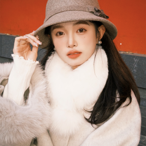 Woolen Fisherman's Hat for Women - Vintage French Style, Autumn Winter Classic, High-End Aristocratic Gift Accessory