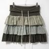 Y2K Harajuku Patchwork Retro Puffed Midi Skirt - Unique Summer Japanese Casual Style