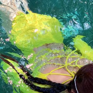 Yellow Long Sleeve Women's Jumpsuit, Slimming Tummy-Covering Snorkeling Swimsuit, Sexy Hot Spring Wear 2025 Fashion Trend
