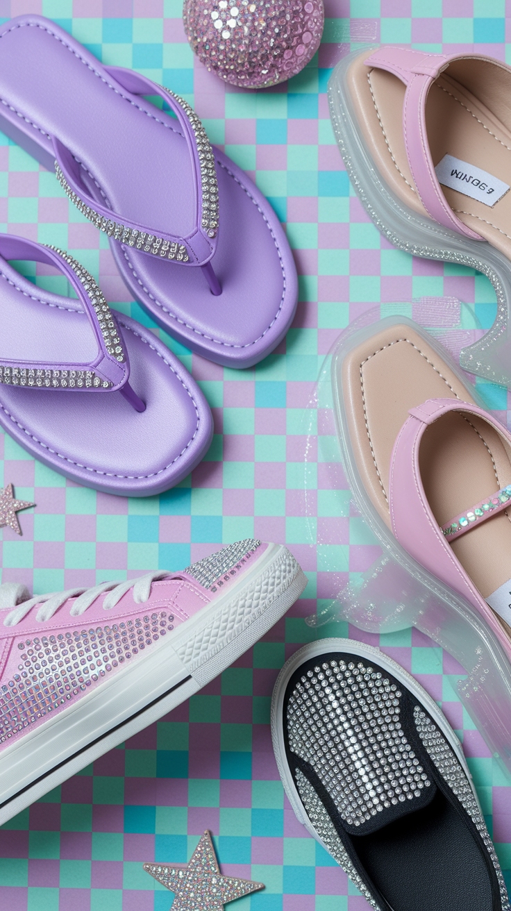 H2: Find Your Perfect Aesthetic Shoes Y2K Style outfit idea