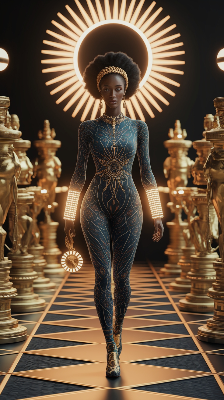 Exploring Afro Futuristic Fashion: A Cultural Fusion outfit idea