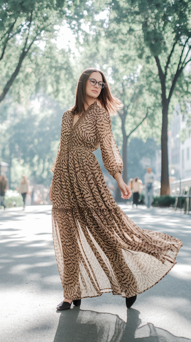 Animal Print Maxi Dresses: Bold Choices for Every Occasion outfit idea