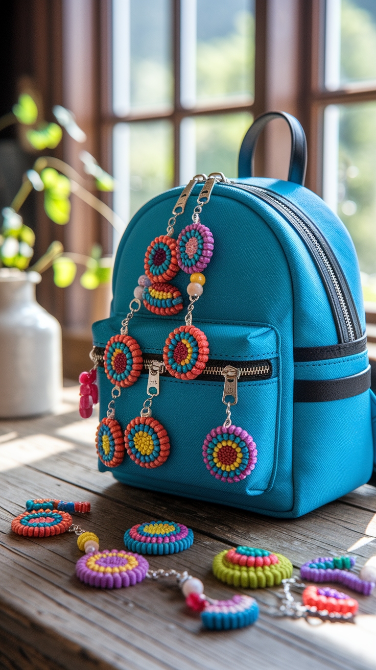 Backpack Charms DIY Zipper Pulls for Personalization outfit idea