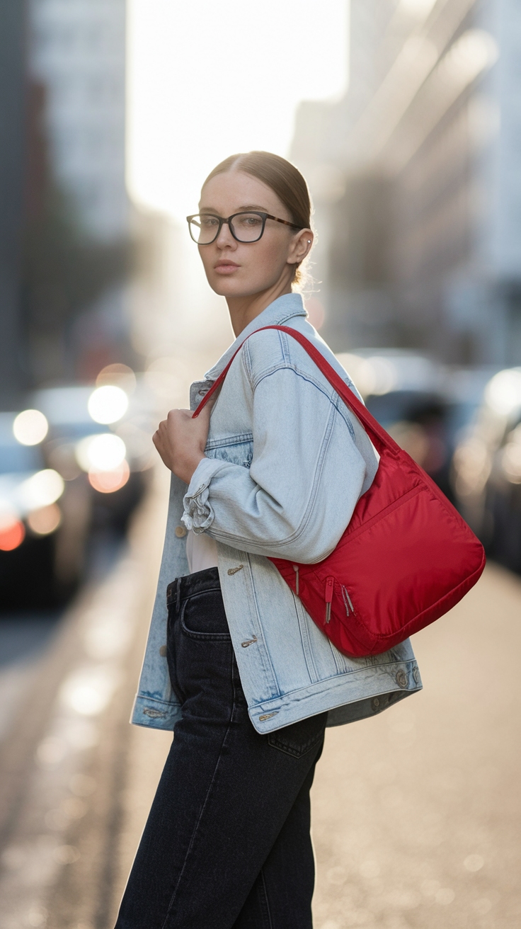 Why the Baggu Mini Nylon Shoulder Bag is a Must-Have outfit idea