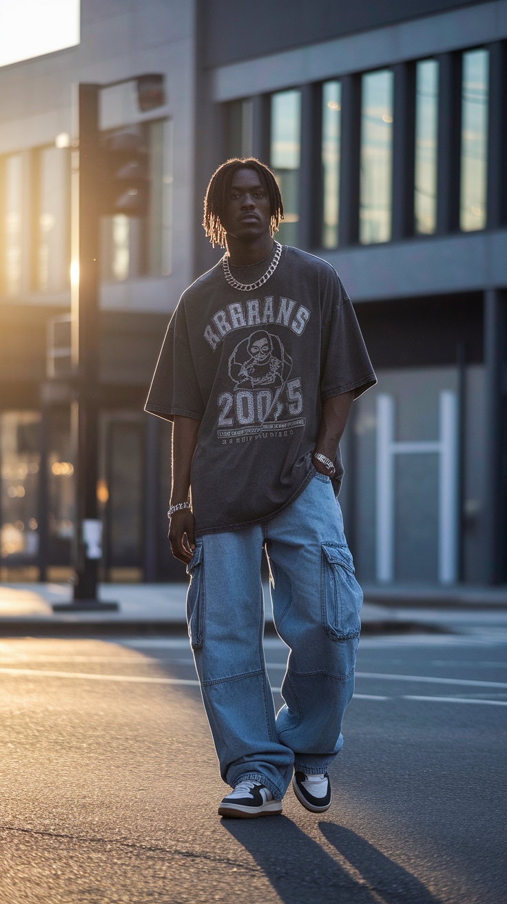 Baggy 2000s Fashion: How to Style It Today outfit idea