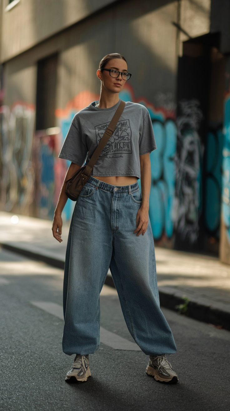 Baggy Jeans: A Timeless Wardrobe Essential outfit idea