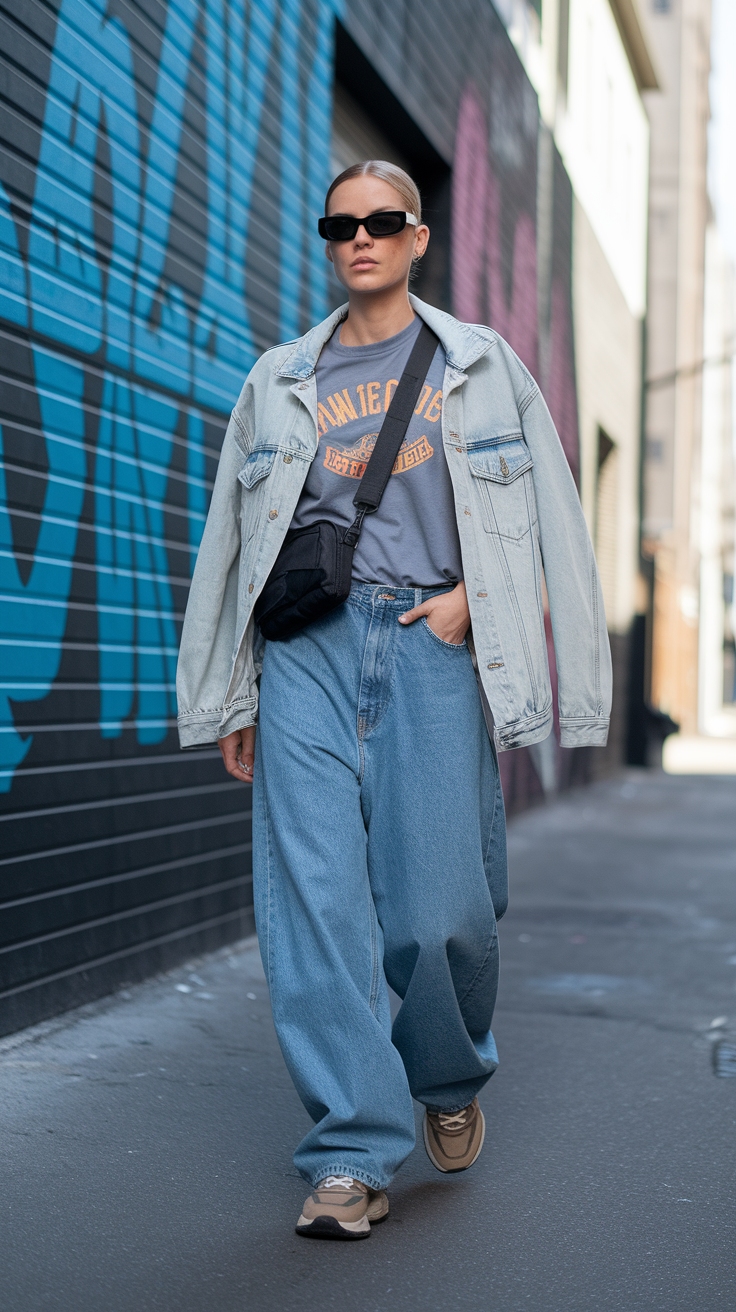 Baggy Jeans Inspo Outfit for a Relaxed Vibe outfit idea