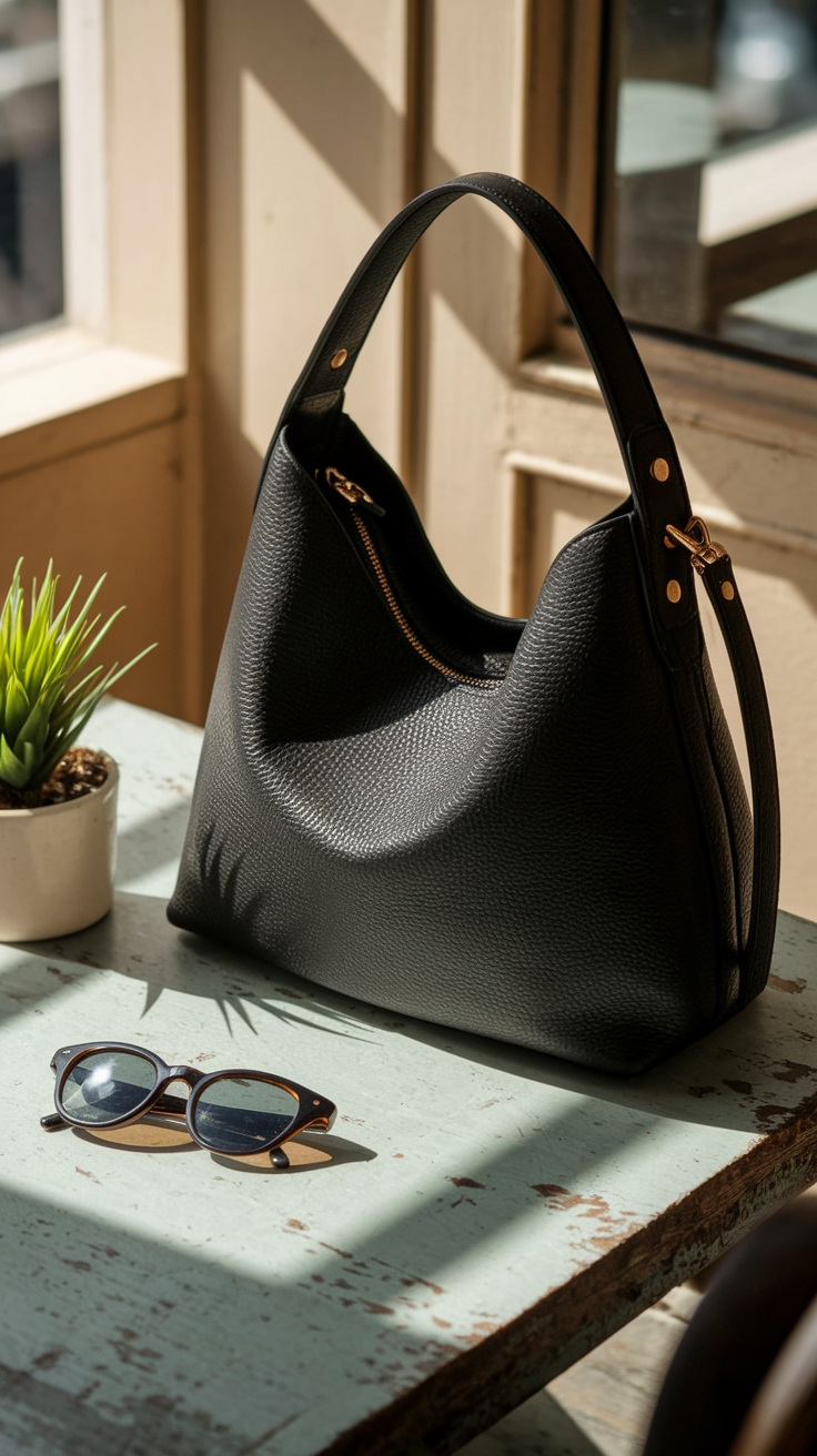 Chic Outfits with a Black Shoulder Bag outfit idea