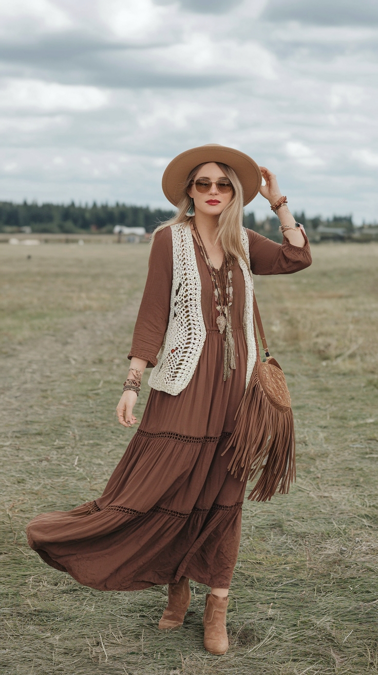 Boho Chic Festival Outfits for a Free-Spirited Vibe outfit idea
