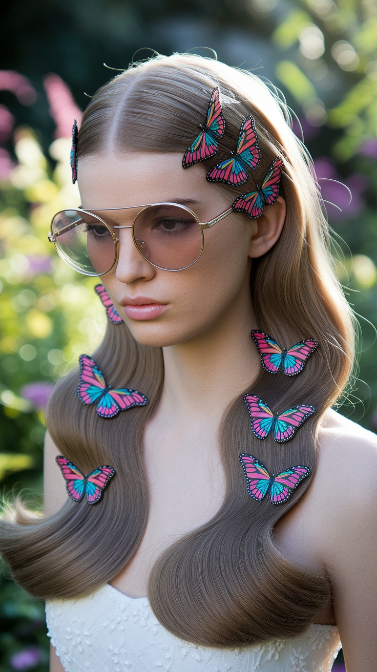 Trendy Butterfly Hair Clips Hairstyles for Every Occasion outfit idea