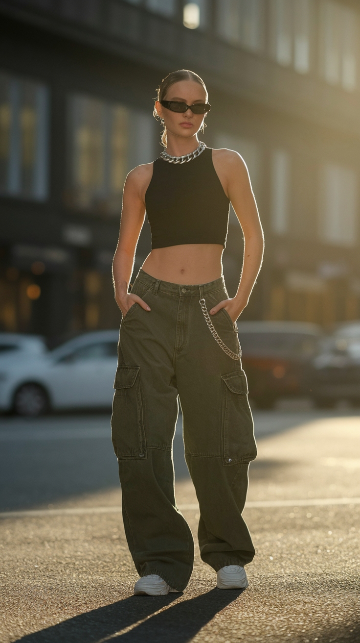 The Ultimate Guide to Cargo Pants Baggy Styling outfit idea