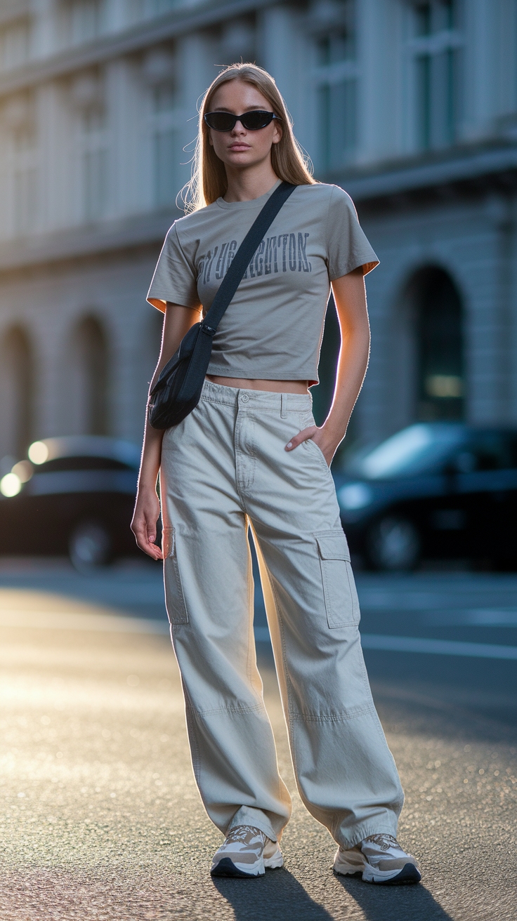 Y2K Aesthetic: Cargo Pants Y2K Outfit Ideas outfit idea