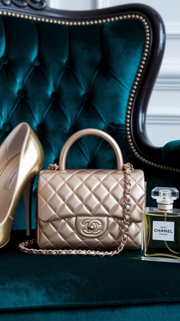 Chanel Metallic Bag: The Ultimate Fashion Staple outfit idea