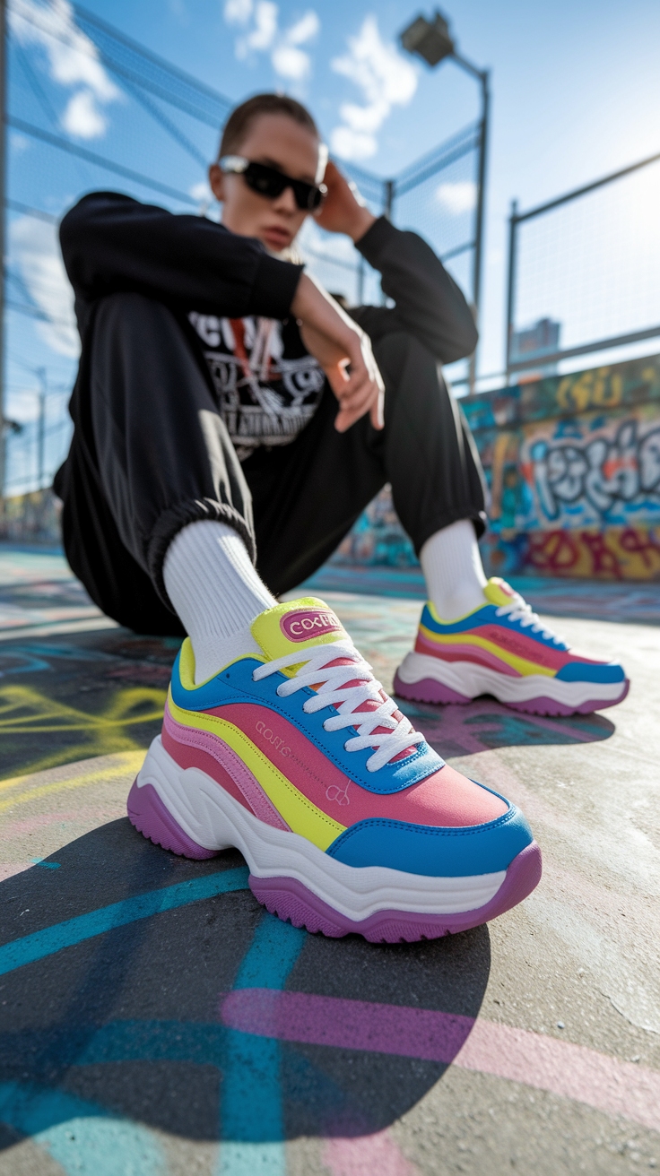 Chunky Skate Shoes: The Cool Factor You Need outfit idea