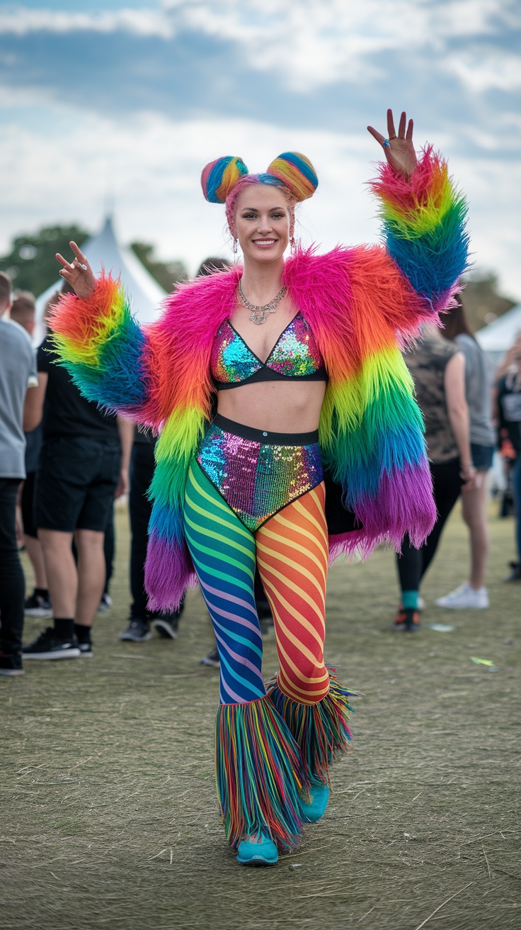Stand Out with Crazy Festival Outfits for 2023 outfit idea