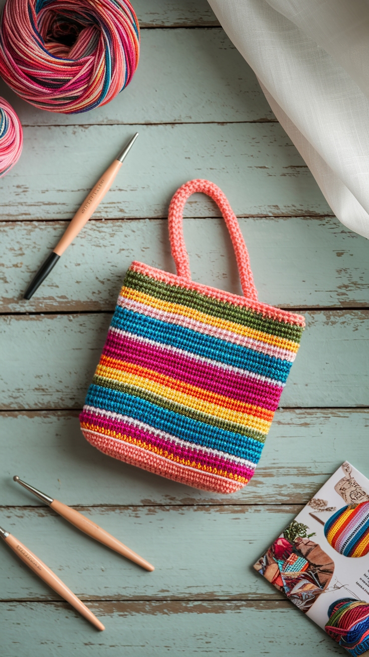 Crochet Bag Charm Free Pattern for Beginners outfit idea