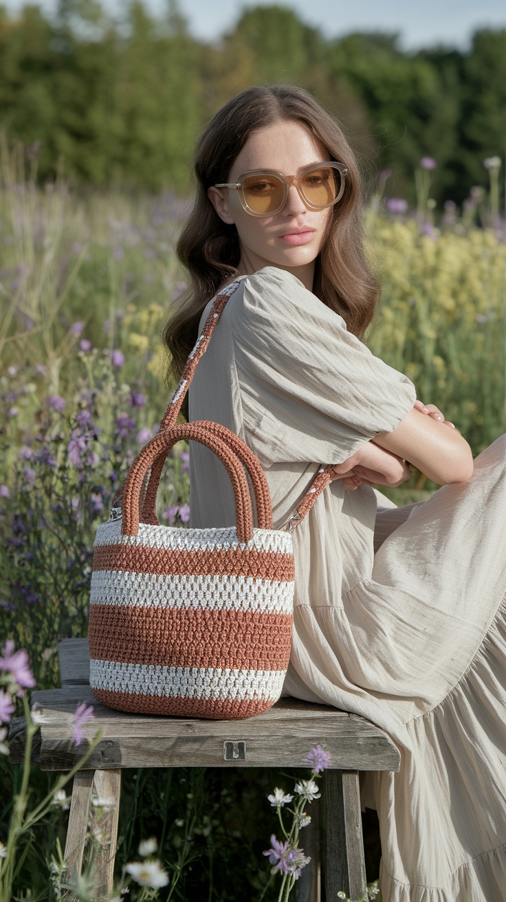 Crochet Mini Bag: A Fun Twist on Classic Styles outfit idea