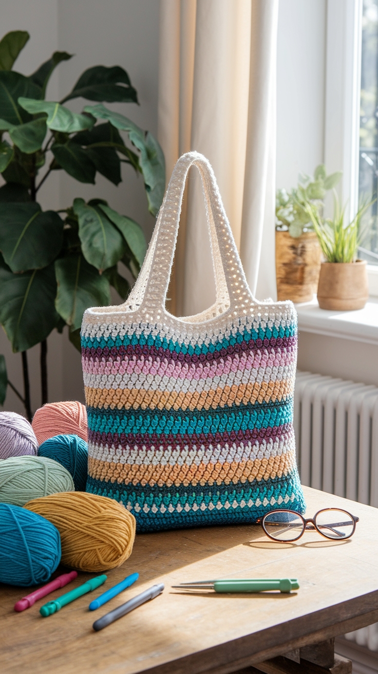 Crochet Tote Bag Tutorials for All Skill Levels outfit idea