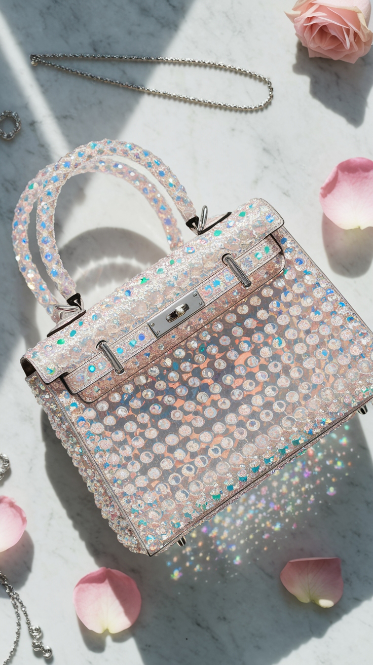Glamorous Crystal Bags Handbags for Special Events outfit idea